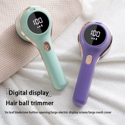 Electric Lint Remover Shaver with LED Digital Display