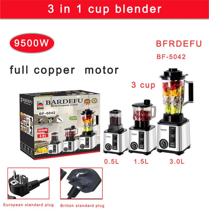 3L3in1blender Stainless steel high capacity metal wall breaking machine Meat grinder juicer